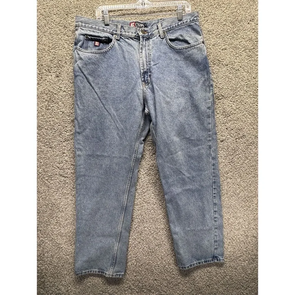 Vintage 90s Chaps Ralph Lauren Mens Denim Jeans Size 36x30 Made In USA Stonewash